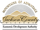 Mountains of Advantage - Jackson County Alabama - Economic Development Authority Badge